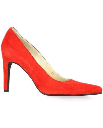Vidi Studio Chaussures escarpins Nu pieds cuir velours - Rouge