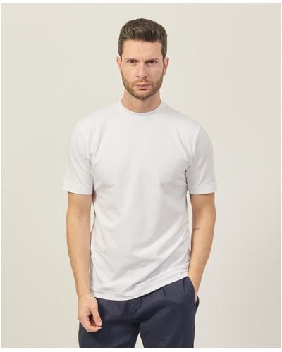 Gazzarrini T-shirt T-shirt en coton avec logo au dos - Blanc