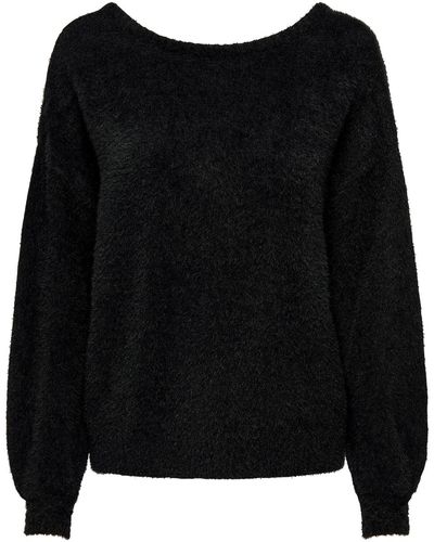 ONLY Pull Pull col rond - Noir