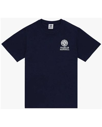 Franklin & Marshall T-shirt JM3012.1000P01-219 - Bleu
