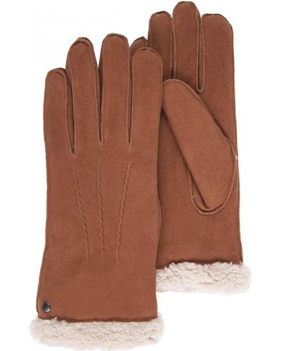 Isotoner Gants Gants cuir femme - Marron