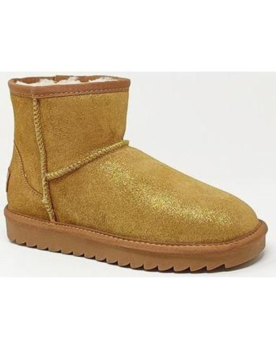 Colors Of California Baskets BOOT GLITTER TAN - Neutre