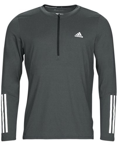 adidas T-shirt T365 QZ LS T - Gris