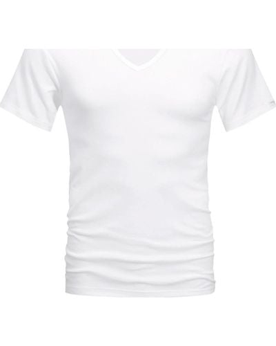 Mey T-shirt T-shirt Noblesse Col-V Blanc