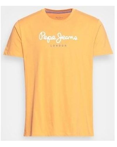 Pepe Jeans T-shirt Tee Shirt manches courtes - Jaune