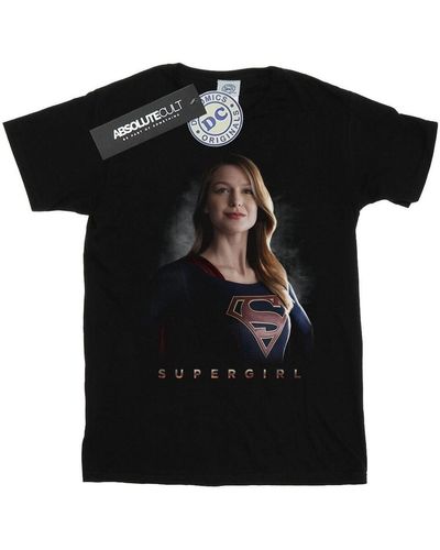 Dc Comics T-shirt Supergirl TV Series Kara Pose - Noir