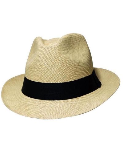 Chapeau-Tendance Chapeau Trilby panama veritable EQUATEUR - Neutre