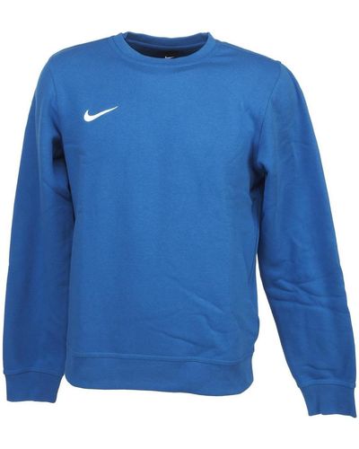 Nike Team club crew roy hommes Sweat-shirt en bleu