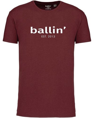 Ballin Est. 2013 T-shirt Regular Fit Shirt - Rouge