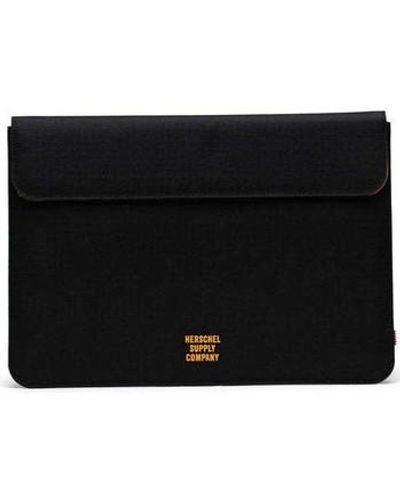 Herschel Supply Co. Sac ordinateur Spokane Sleeve for MacBook Black Ripstop/Blazing Orange - Noir