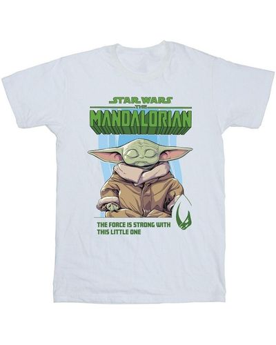 Disney T-shirt The Mandalorian The Force Is Strong - Vert