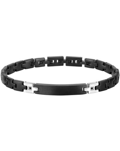 Morellato Bracelets Bracelet en acier et cristal - Noir