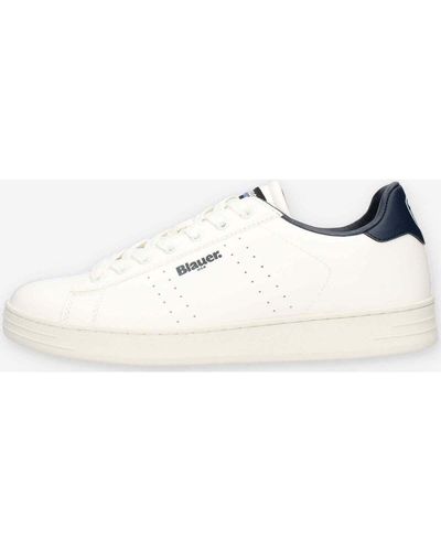 Blauer Baskets montantes S4GRANT01/PUC-WHI/NVY - Blanc