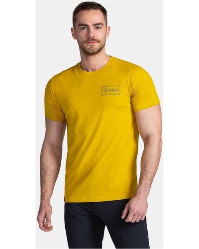 KILPI T-shirt T-shirt en coton pour BANDE-M - Jaune