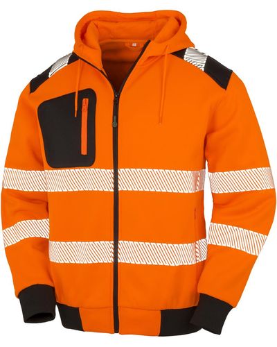 Result Headwear Sweat-shirt Robust Safety - Orange
