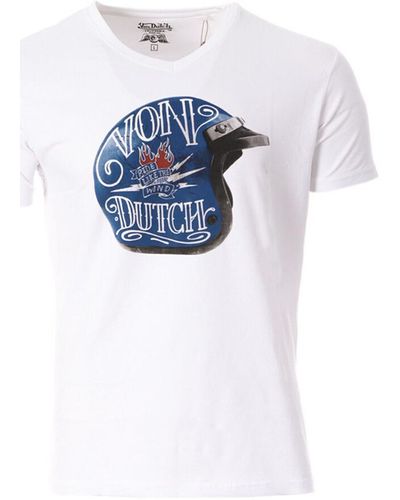 Von Dutch T-shirt VD/TVC/WIND - Bleu