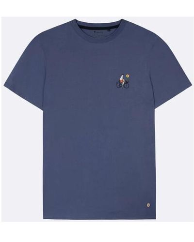 Faguo T-shirt - ARCY T-SHIRT COTTON - Bleu