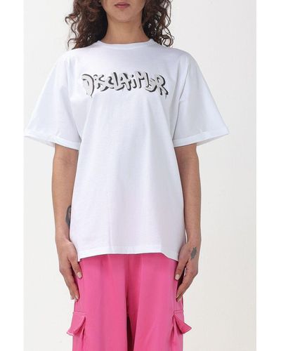 DISCLAIMER T-shirt 24EDS54316 BIANCO - Blanc