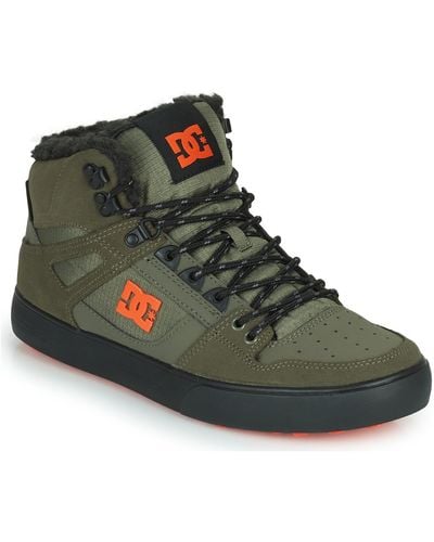 DC Shoes Baskets montantes PURE HIGH-TOP WC WNT - Vert