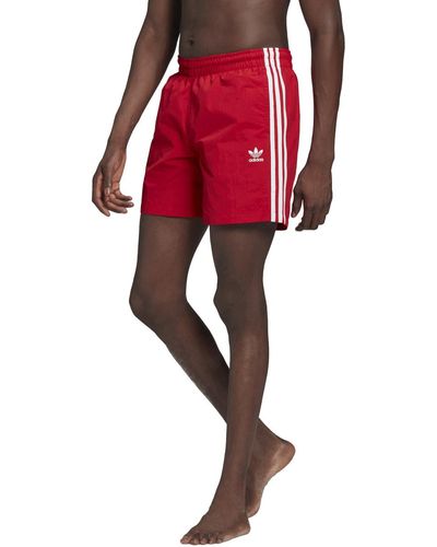 adidas Short Adicolor Classics 3-Stripes - Rouge