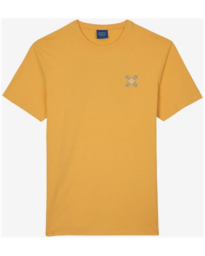 Oxbow T-shirt Tee shirt manches courtes graphique TABULA - Jaune