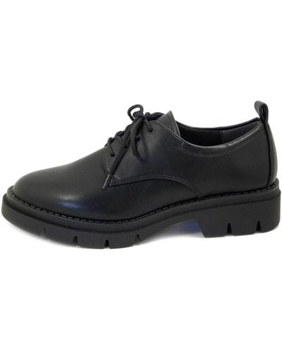 Tamaris Derbies Chaussures, Derby, Cuir Souple-23302 - Noir