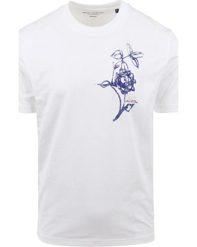 Marc O' Polo T-shirt T-Shirt Fleur Blanche