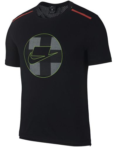 Nike T-shirt Tee-shirt WILD RUN - Noir