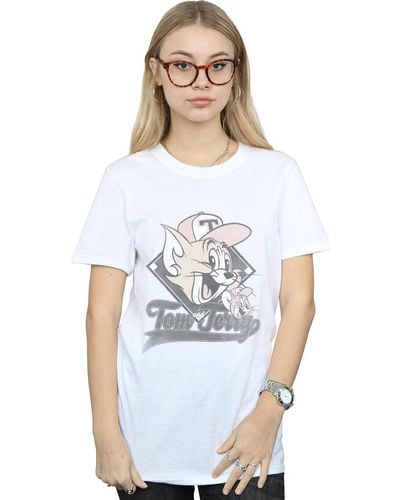 Dessins Animés T-shirt Baseball Caps - Blanc