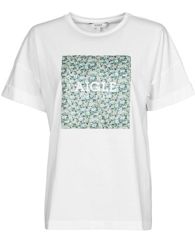 Aigle T-shirt RAOPTELIB - Blanc