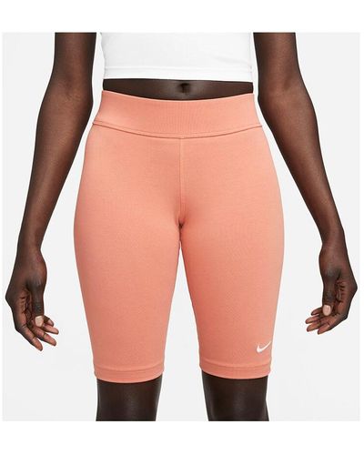 Nike Short Short Cycliste Essential / Orange - Rose