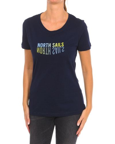 North Sails T-shirt 9024290-800 - Bleu