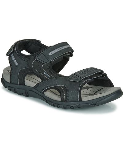 Geox Sandales UOMO SANDAL STRADA - Noir