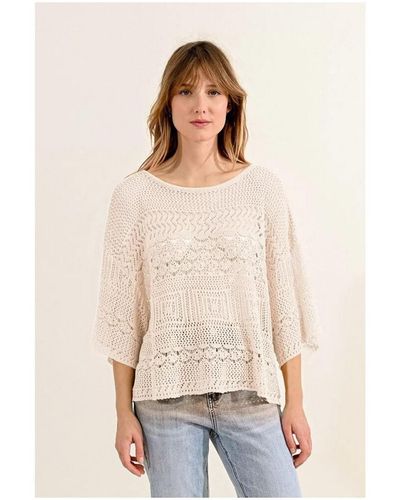 Molly Bracken Sweat-shirt - LADIES KNITTED SWEATER - Blanc