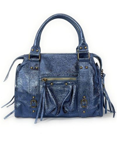 O My Bag Sac à main SANDSTORM (petit modèle) - Bleu