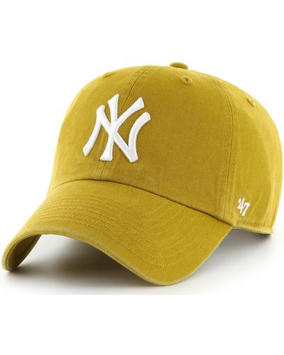 '47 Casquette 47 CAP MLB NEW YORK YANKEES CLEAN UP GOLDENROD - Jaune