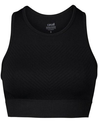 Casall Sweat-shirt CasallBlock Seamless Sport Top - Noir