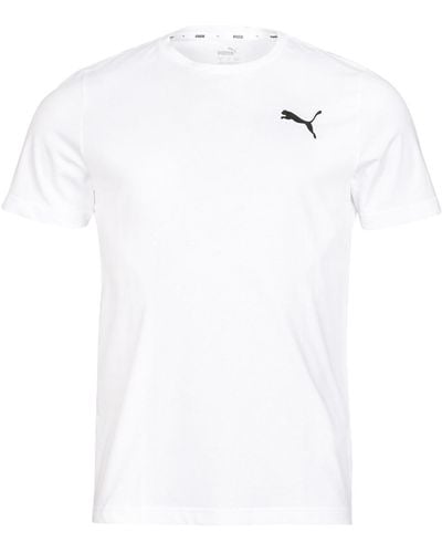 PUMA T-shirt ESS LOGO TEE - Blanc