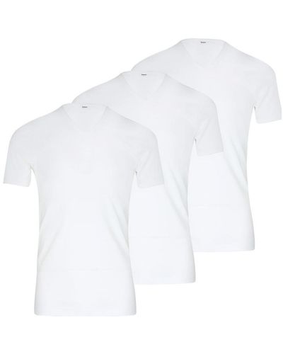 EMINENCE T-shirt Lot de 3 Tee-shirt col V Les Classiques - Blanc