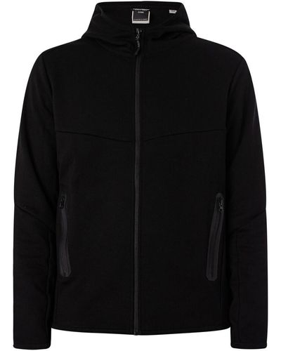 Jack & Jones Sweat-shirt Sweat à capuche zippé Fusion - Noir