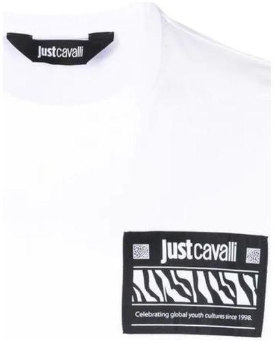 Roberto Cavalli T-shirt 74OBHI03-CJ400 - Blanc