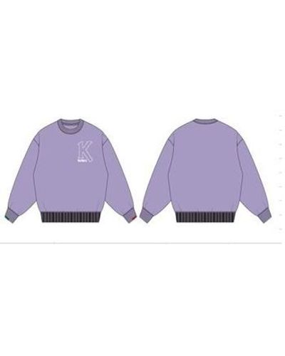 Kickers Sweat-shirt Big K Sweater - Violet