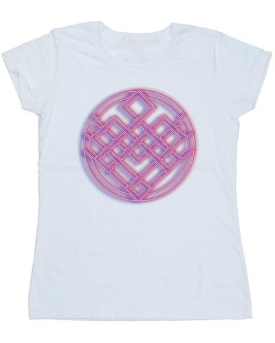 Marvel T-shirt Shang-Chi And The Legend Of The Ten Rings Neon Icon - Violet