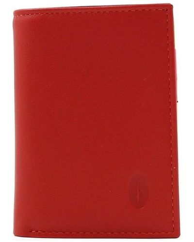 Francinel Portefeuille Porte cartes en cuir Ref 25518 Rouge 10*7*2 cm