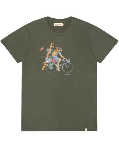 Revolution T-shirt Regular T-Shirt 1333 CYC - Army - Vert