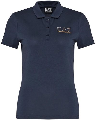 EA7 T-shirt Polo t-shirt EA7 3DTF02 TJDQZ Donna - Bleu