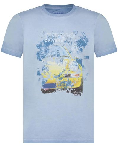 State Of Art T-shirt T-Shirt Impression Bleu