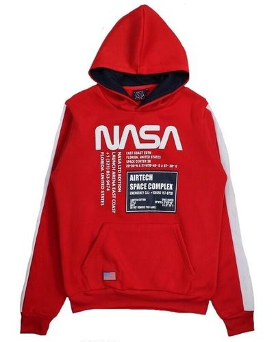 NASA Sweat-shirt Sweat - Rouge