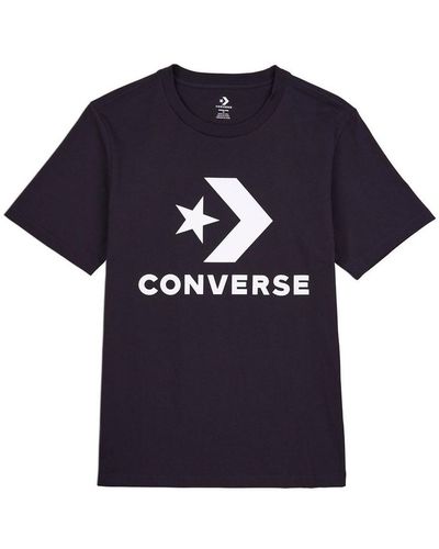 Converse T-shirt Goto Star Chevron - Bleu