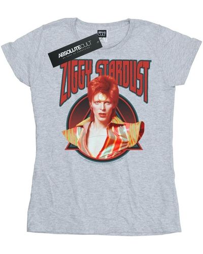 David Bowie T-shirt Ziggy Stardust - Gris